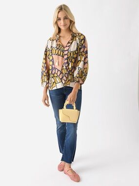 NWT Cleobella Women's Erica
Blouse - Saint Bernard.